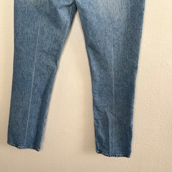 Reformation Womens High-Rise Button-Fly Liza High Straight jeans 29 - Picture 8 of 12